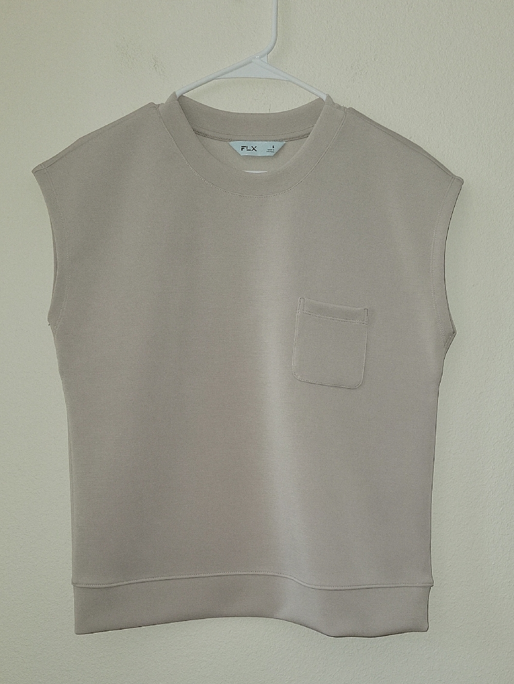 FLX Solace Cap Sleeve Pocket Top, Vest, S, NWOT
